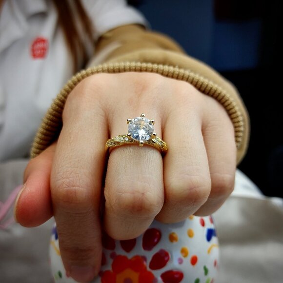 Wrap Around Crystal Ring - Picture 3 of 5